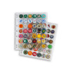 Kunststoffhüllen COMPART, für 42 Kronkorken / Champagner-Deckel, klarsichtig (5er Pack)