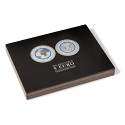 Münzkassette für 30 dt. 5-Euro-Sammlermünzen in Kapseln, schwarz