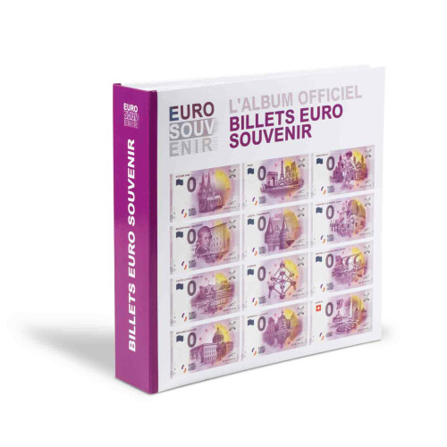 Album für 200 "Euro Souvenir“-Banknoten