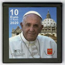 10 Euro Gedenkmünze Vatikan 2020 Kupfer - Kunst und...