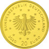 20 Euro Goldmünze "Weißstorch" - Deutschland 2020 - Serie: "Heimische Vögel" - D München