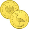 20 Euro Goldmünze "Weißstorch" - Deutschland 2020 - Serie: "Heimische Vögel" - G Karlsruhe