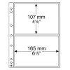 Leuchtturm Münzhüllen NUMIS 2C - 165x107mm (10er-Pack)