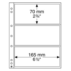 Leuchtturm Münzhüllen NUMIS 3C - 165x70mm...