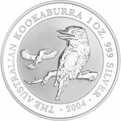 1 Unze Silber Kookaburra 2004