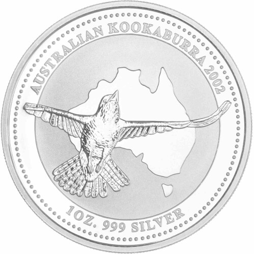 1 Unze Silber Kookaburra 2002