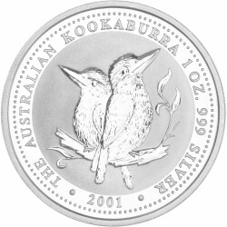1 Unze Silber Kookaburra 2001