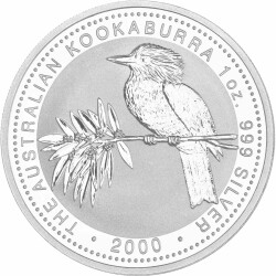 1 Unze Silber Kookaburra 2000