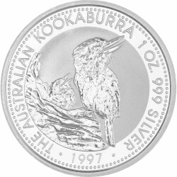 1 Unze Silber Kookaburra 1997