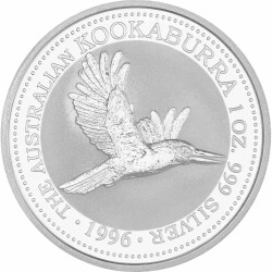 1 Unze Silber Kookaburra 1996