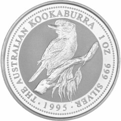 1 Unze Silber Kookaburra 1995