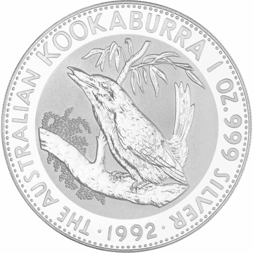 1 Unze Silber Kookaburra 1992