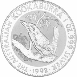 1 Unze Silber Kookaburra 1992