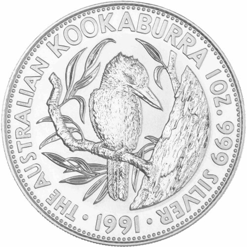 1 Unze Silber Kookaburra 1991
