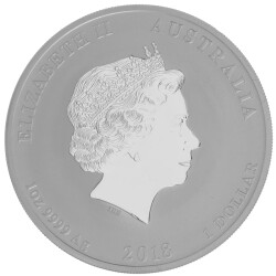 1 Unze Silber Jahr des Hundes 2018 - Lunar II.-Serie