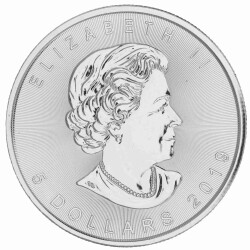 1 Unze Silber Maple Leaf 2019
