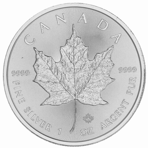 1 Unze Silber Maple Leaf 2018