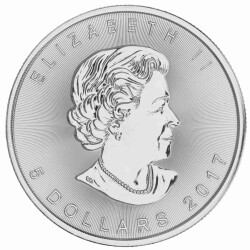 1 Unze Silber Maple Leaf 2017