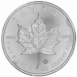 1 Unze Silber Maple Leaf 2015