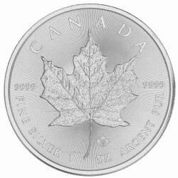 1 Unze Silber Maple Leaf 2014