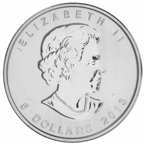 1 Unze Silber Maple Leaf 2013
