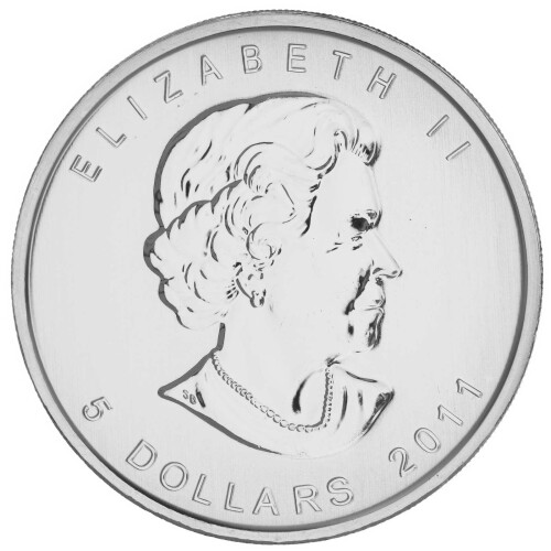 1 Unze Silber Maple Leaf 2011