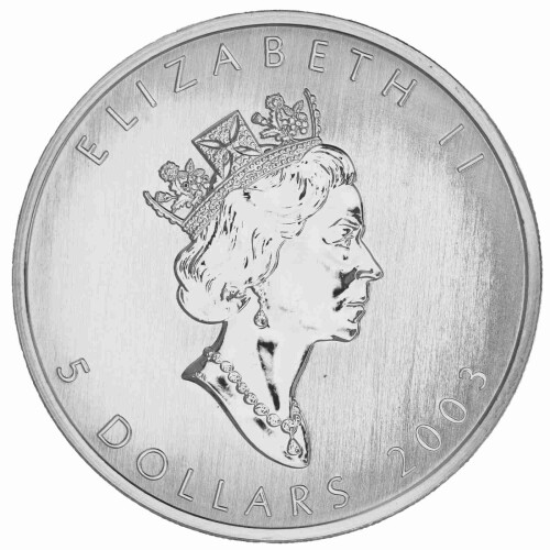 1 Unze Silber Maple Leaf 2003
