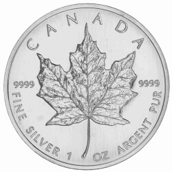 1 Unze Silber Maple Leaf 2003