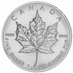 1 Unze Silber Maple Leaf 1994