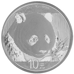 30 Gramm Silber Panda 2018