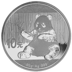 30 Gramm Silber Panda 2017