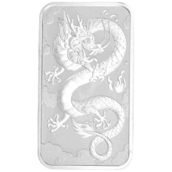 1 $ Australien 2019 Silber st - Dragon Rectangle - 1 Unze Silber Münzbarren