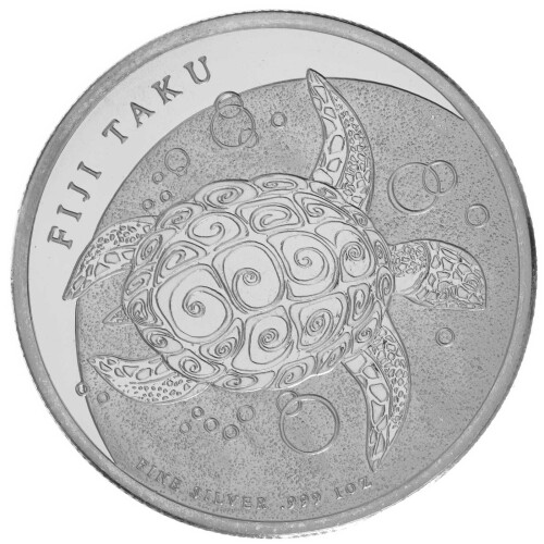 1 Unze Silber Fiji Taku Schildkröte 2011