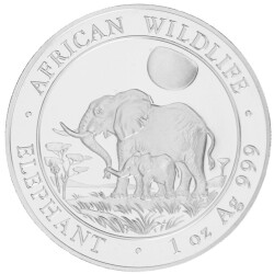 1 Unze Silber Elefant 2011