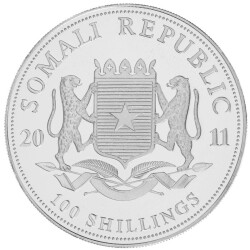 1 Unze Silber Elefant 2011