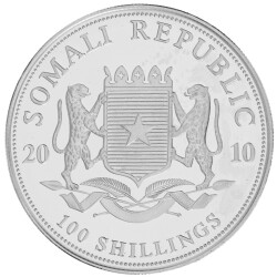 1 Unze Silber Elefant 2010