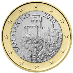 1 Euro Kursm&uuml;nze San Marino 2020 bankfrisch -...