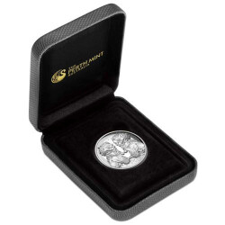 2 Dollar Australien 2020 Double Pixiu / Wächterlöwen 2 Oz Silber PP High Relief