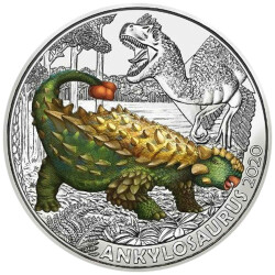 3 € Österreich 2020 Super Saurier Ankylosaurus...