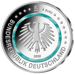 5 Euro Gedenkm&uuml;nze Deutschland 2020 bfr. -...