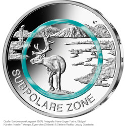 5 Euro Gedenkmünze Deutschland 2020 bfr. - Subpolare Zone - D München