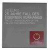 20 Euro Gedenkmünze Österreich 2014 Silber PP - 25 Jahre Fall des eisernen Vorhangs