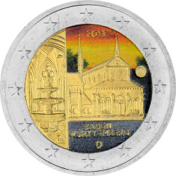 2 Euro Deutschland 2013 - Kloster Maulbronn - coloriert /...