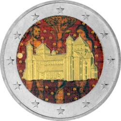 2 Euro Deutschland 2014 - Michaeliskirche - coloriert /...