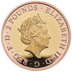 2 Pfund Großbritannien 2020 Gold PP - Mayflower