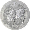 100 Francs Ruanda 2021 - 1 Unze Platin BU - Lunar: Jahr des Ochsen