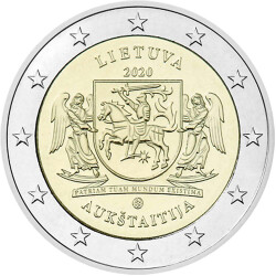 2 Euro Gedenkmünze Litauen 2020 bfr. - Aukstaitija /...