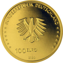 100 Euro Deutschland 2020 Gold st - Einigkeit