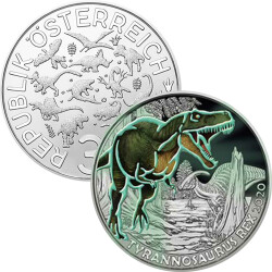 3 € Österreich 2020 Super Saurier Tyrannosaurus...