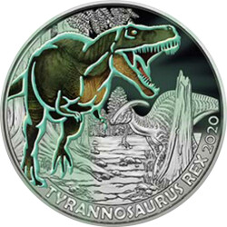 3 € Österreich 2020 Super Saurier Tyrannosaurus Rex (5.)